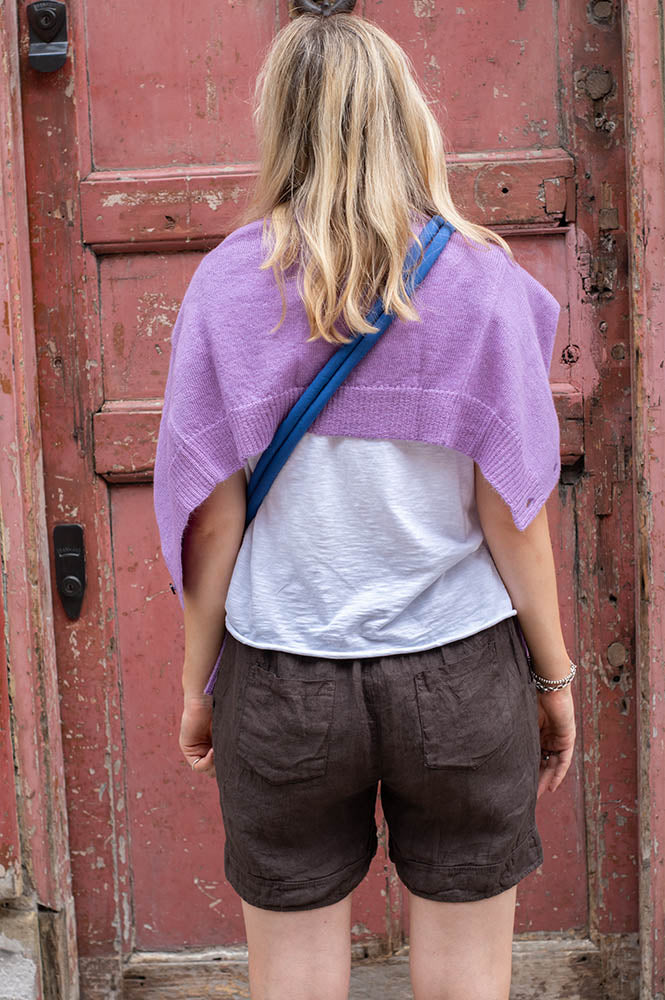 Marta Kasia Moro Chocolate Linen Shorts