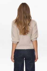 Numph Suri Brushed Chateau Grey Cardigan - The Mercantile London