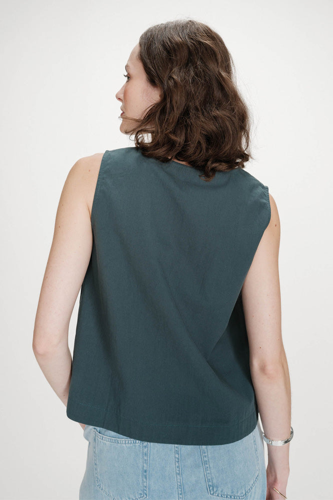 Grace & Mila Vagabond Emerald Top - The Mercantile London