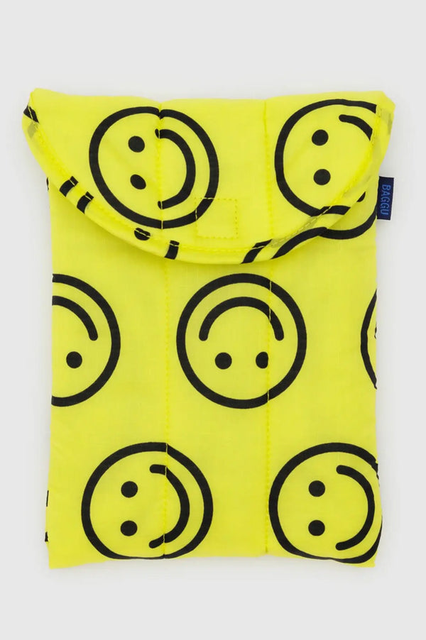 Baggu Smiley Puffy Tablet Sleeve - The Mercantile London