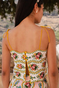 Pink City Prints Sicily Vintage Bouquet Top - The Mercantile London