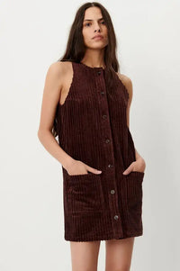 Sessùn Ondinette Ambrune Velvet Short Dress - The Mercantile London