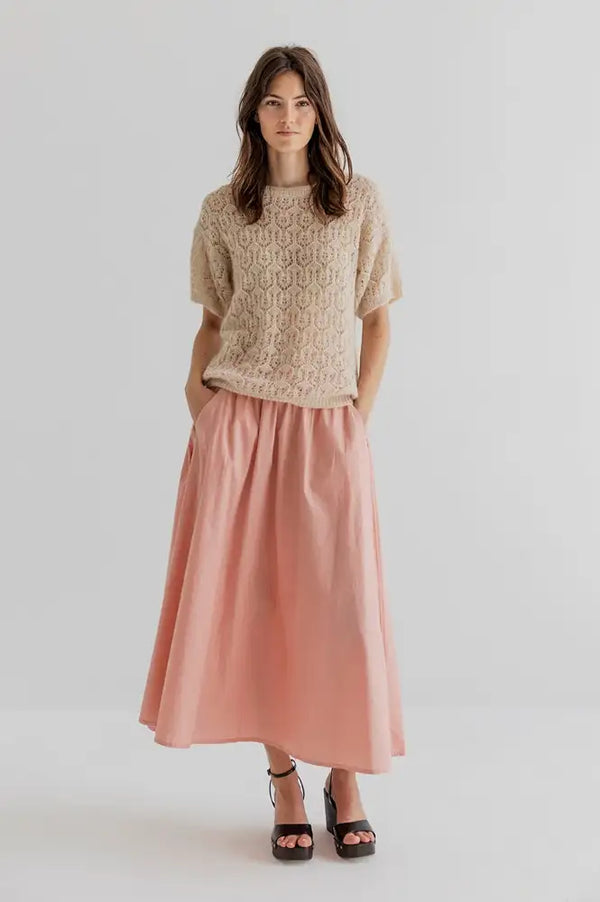 Project Aj117 Hailey Old Rose Skirt - The Mercantile London