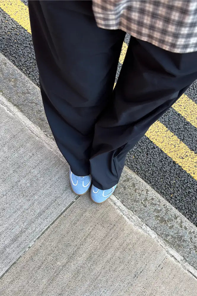 Alohas Rife Cornflower Blue Trainers - The Mercantile London