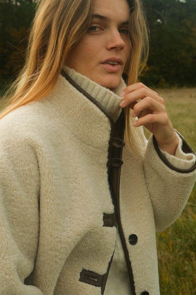 Yerse Marnie Ecru Coat