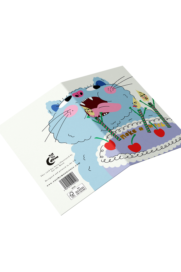 Eat The Moon Make A Wish Card - The Mercantile London