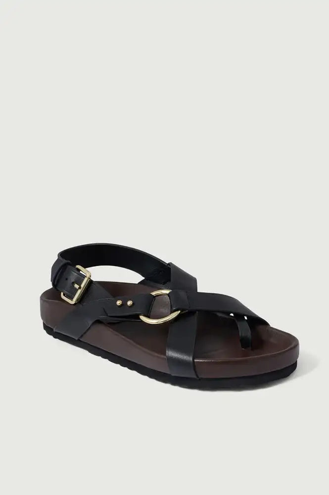 Soeur Mexico Black Sandals - The Mercantile London