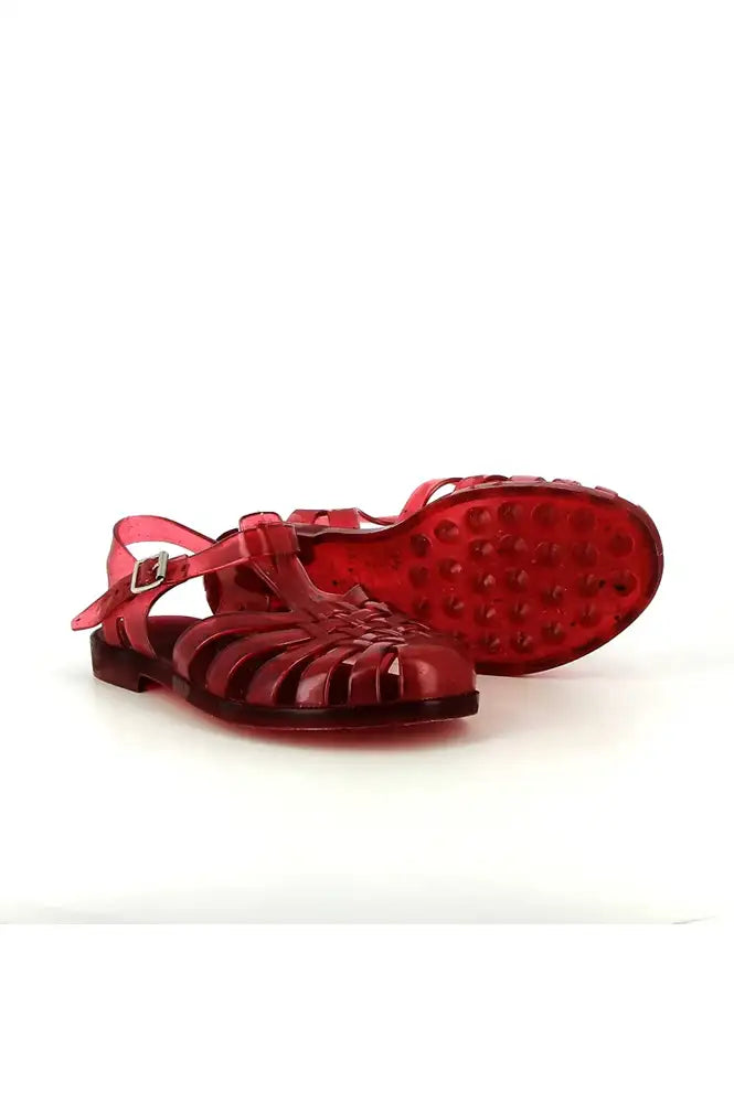 Meduse Sunchanvre Red Jelly Sandals