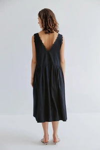 Project AJ117 Hesper Black Dress - The Mercantile London