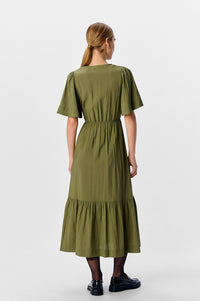 Object Celine Capulet Olive Maxi Dress - The Mercantile London