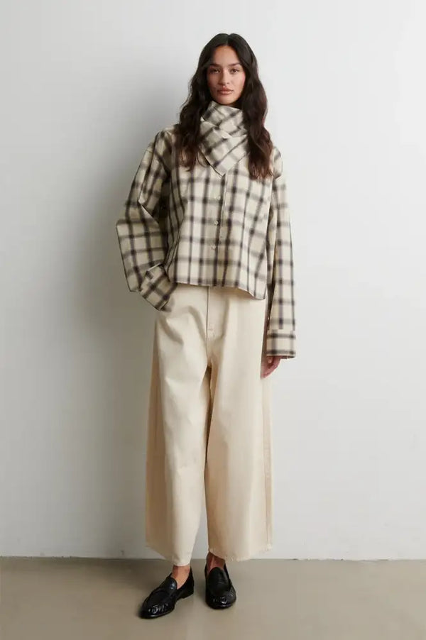 Second Female Reece Egret Cropped Jeans