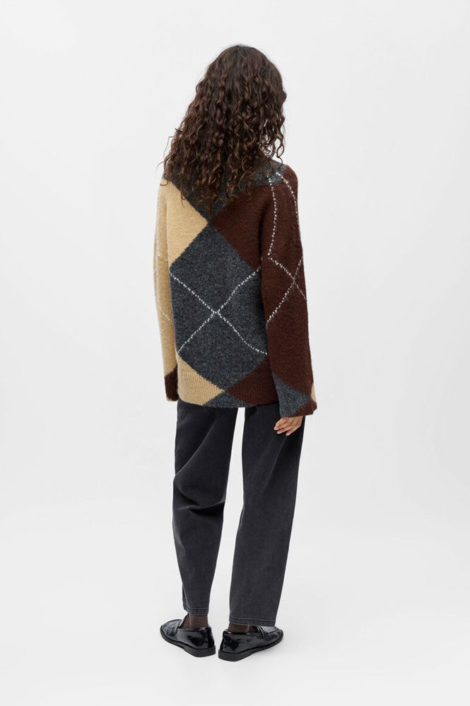 Object Zena Argle Knitted Oversized Jumper - The Mercantile London