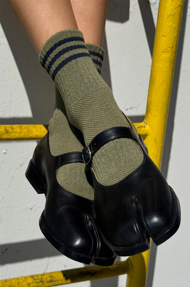 Le Bon Shoppe Girlfriend Sage Socks - The Mercantile London