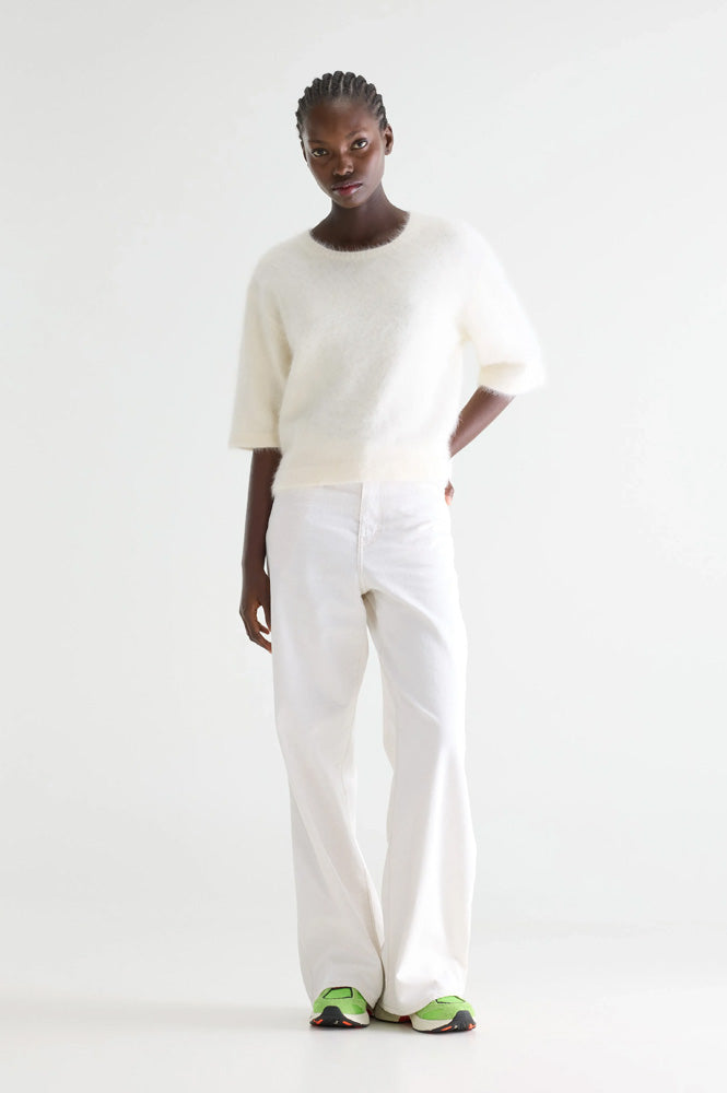 Bellerose Dime Ecru Angora-Blend Jumper