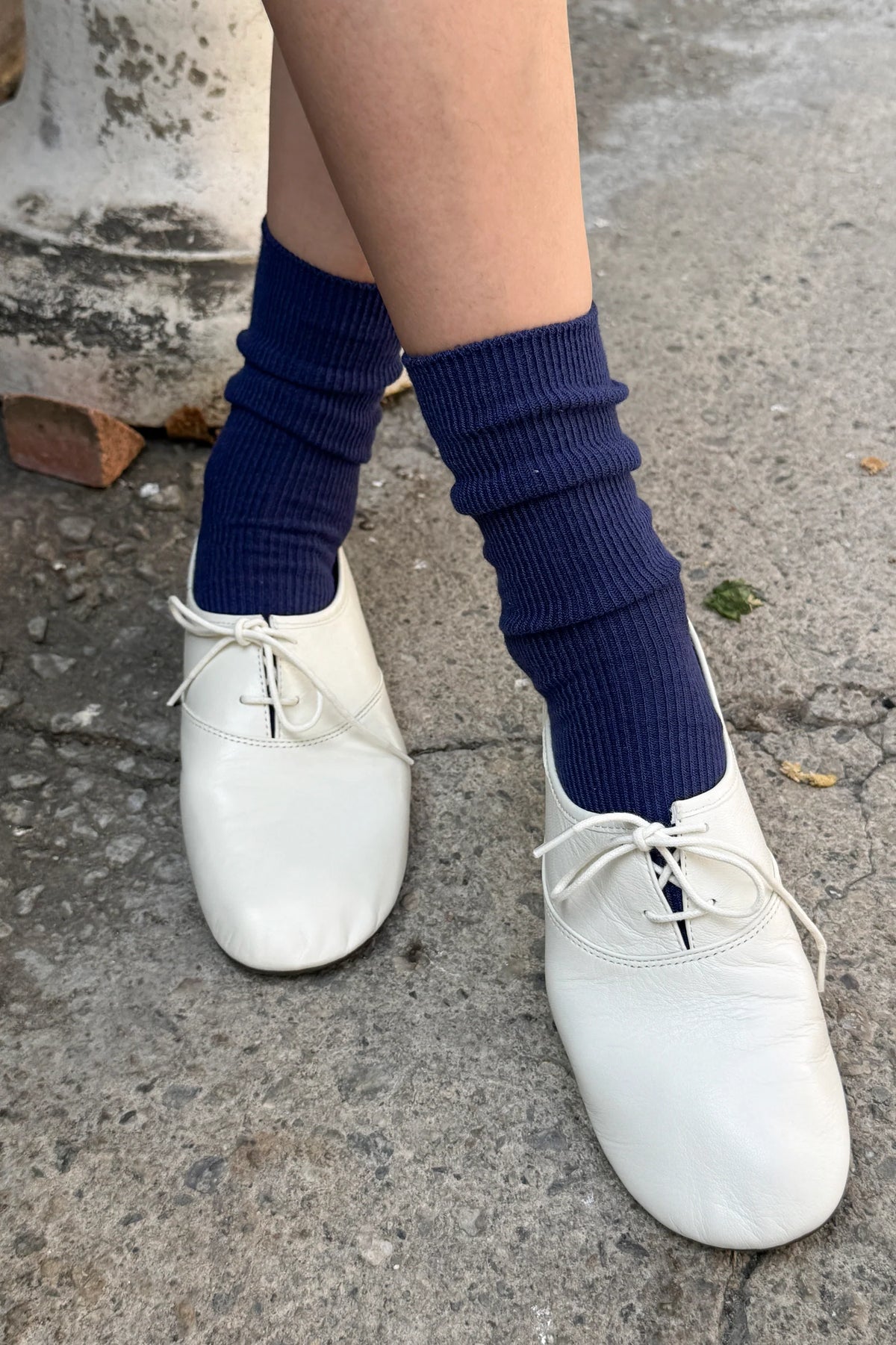 Le Bon Shoppe Navy Trouser Socks