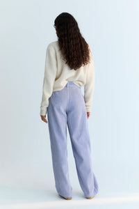 The New Society Nicol Lilac Haze Corduroy Trousers - The Mercantile London