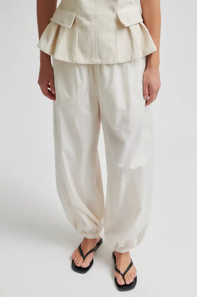 Second Female Avida Eggnog Harem Trousers - The Mercantile London