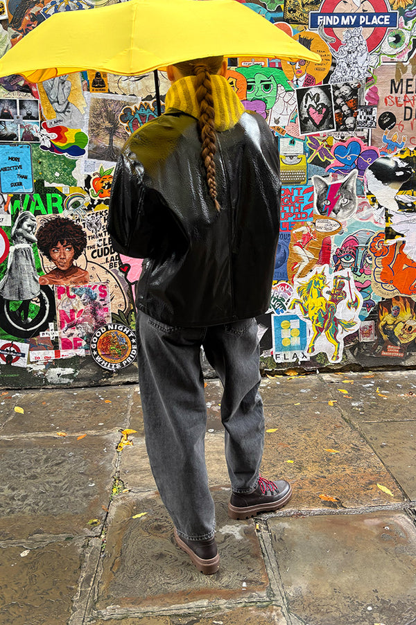 Dr Denim Nanci Aged Black Jeans - The Mercantile London