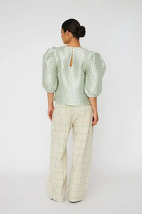 Stella Nova Mint Tea Bubble Blouse