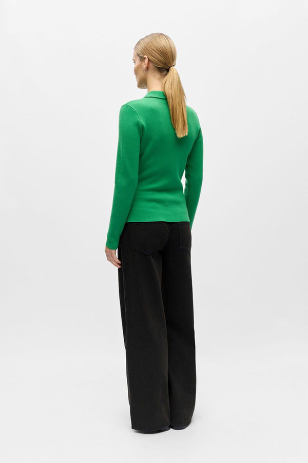 Object Reynard Green Polo Cardigan - The Mercantile London