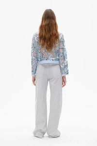Baum Und Pferdgarten Bethina Kentucky Blue Sequin Jacket - The Mercantile London