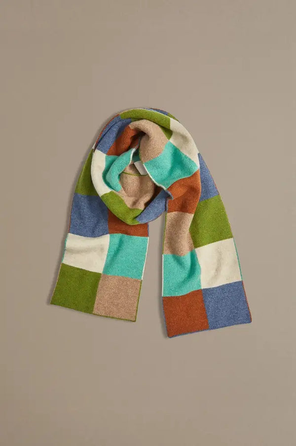 Rove Matcha Green Checkerboard Scarf