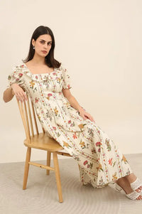 Daphne Mathilde Floral Maxi Dress