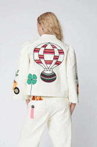 Stella Nova Elements Patchwork Cream Jacket - The Mercantile London