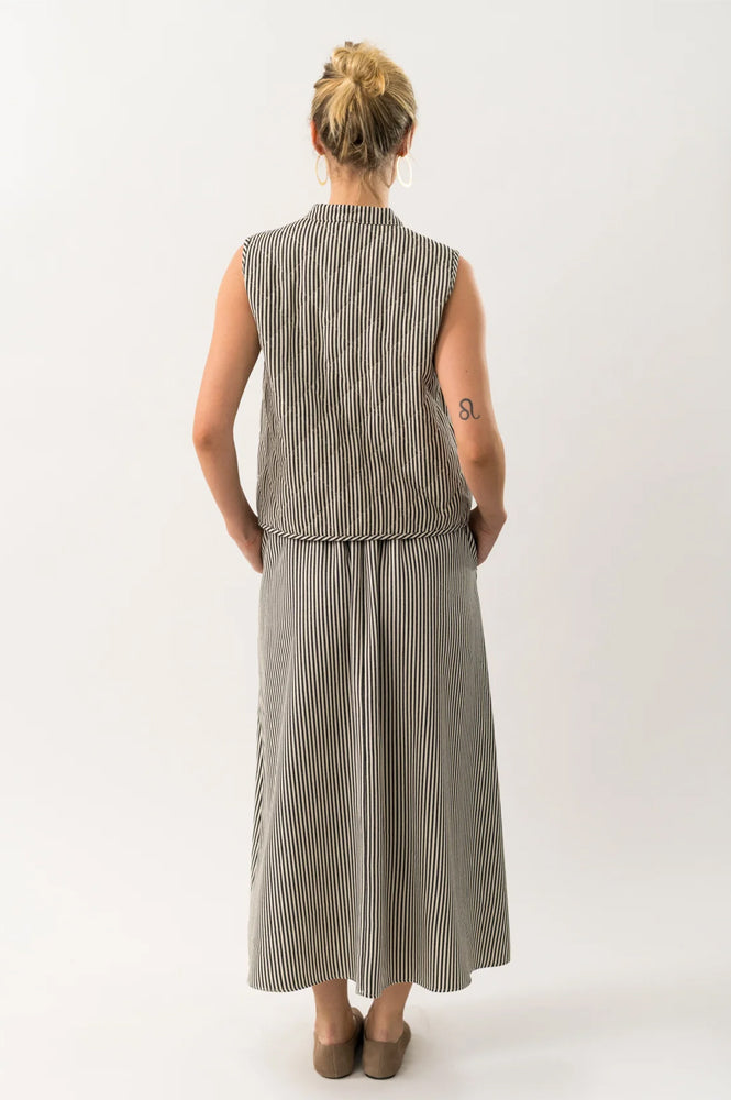 Lolly's Laundry Akane Striped Maxi Skirt - The Mercantile London