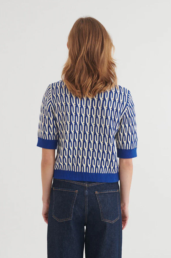 Basic Apparel Minie Sodalite Blue Cardigan - The Mercantile London
