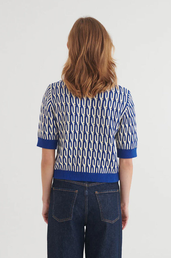 Basic Apparel Minie Sodalite Blue Cardigan - The Mercantile London