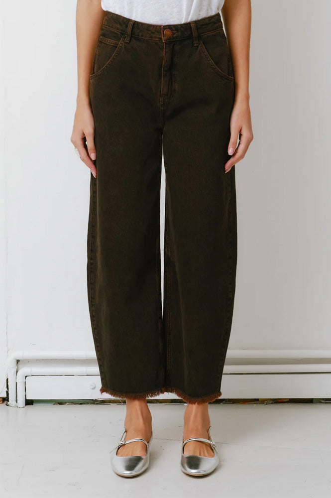 Seventy + Mochi Bo Cacao Barrel Leg Jeans - The Mercantile London