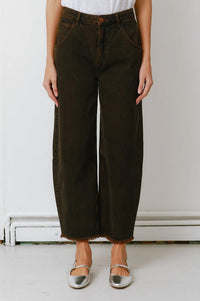 Seventy + Mochi Bo Cacao Barrel Leg Jeans - The Mercantile London