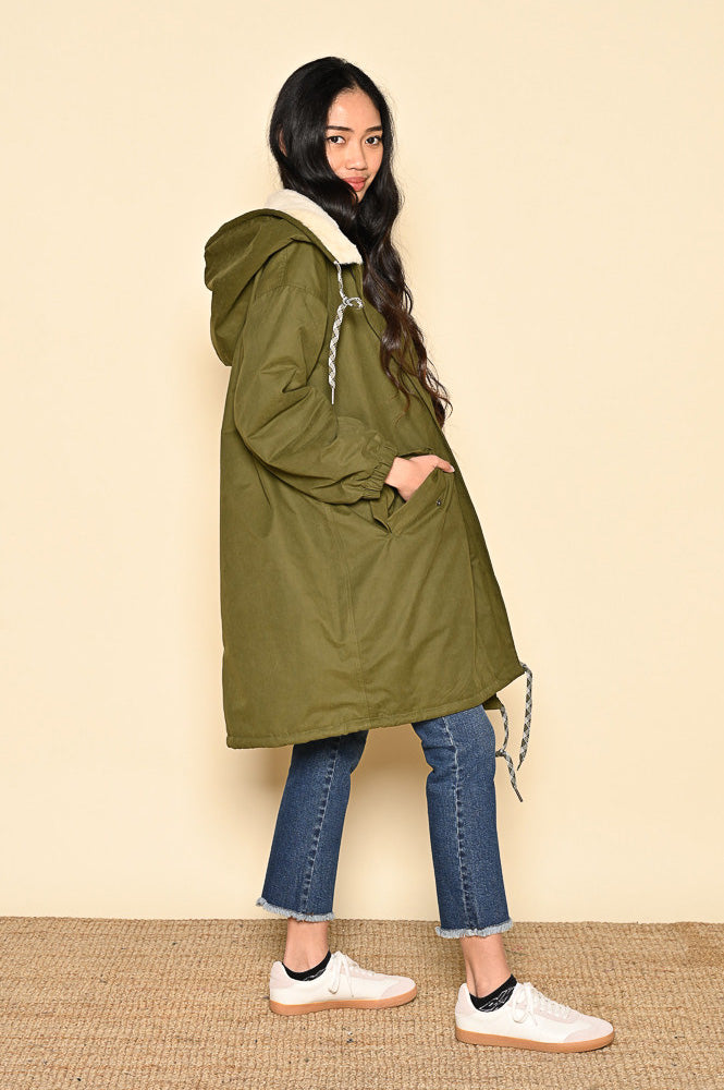 Orfeo Billy Khaki Parka - The Mercantile London