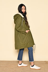 Orfeo Billy Khaki Parka - The Mercantile London