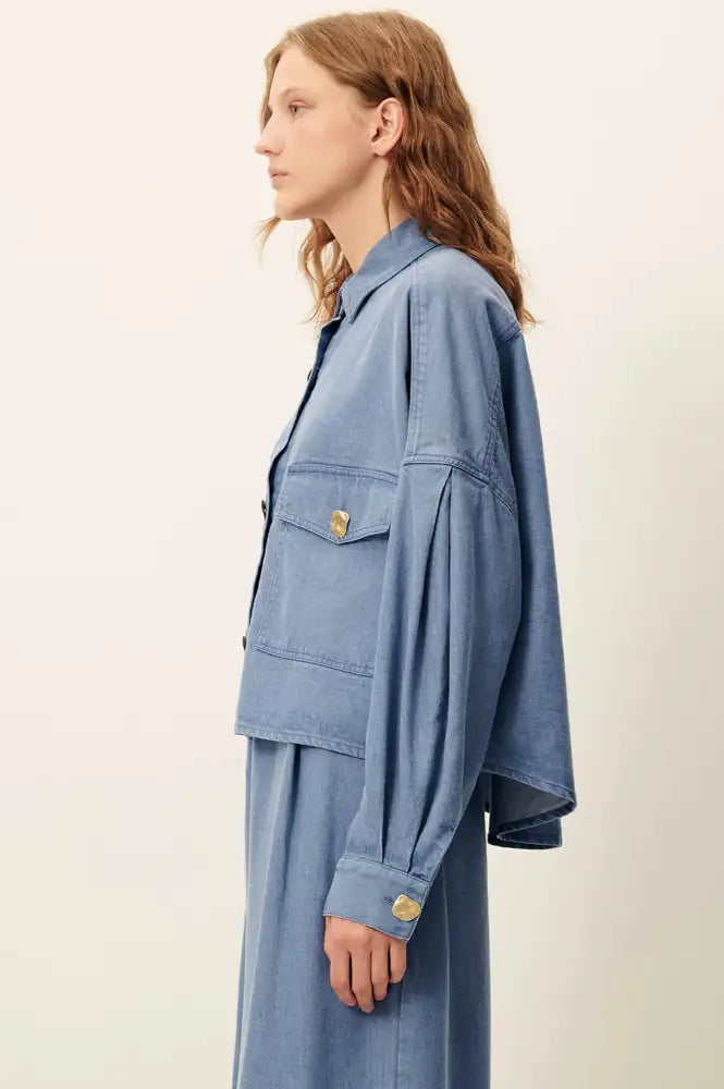 Sessùn Balanca Blue Denim Shirt - The Mercantile London