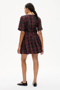 Baum Und Pferdgarten Astrid Red Check Dress - The Mercantile London