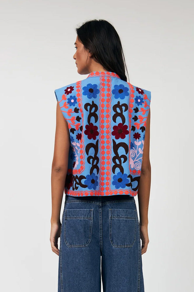 Lolly's Laundry Bini Bohemian Embroidered Vest