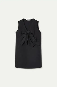 Compania Fantastica Black Bow Mini Dress - The Mercantile London