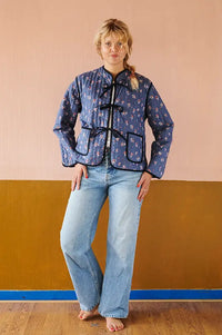 Habiba Rebecca Sapphire China Quilted Jacket