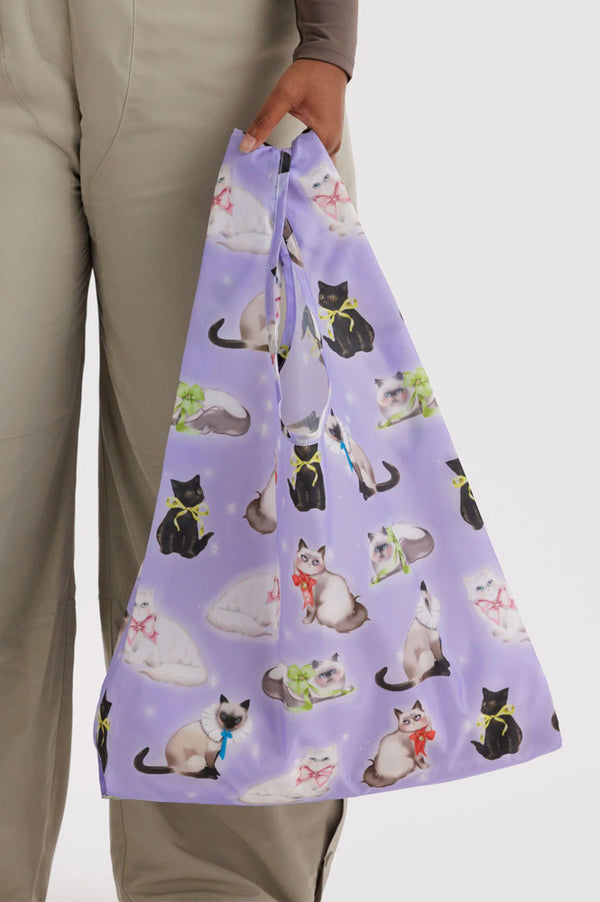 Baggu Standard Reusable Fancy Cats Bag