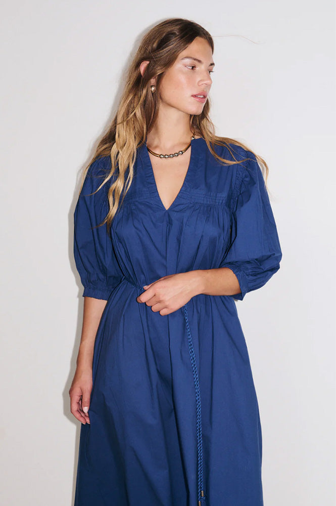Stella Forest Octavie Indigo Dress - The Mercantile London