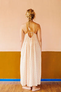 Habiba New Dawn Berry Floral Strap Dress