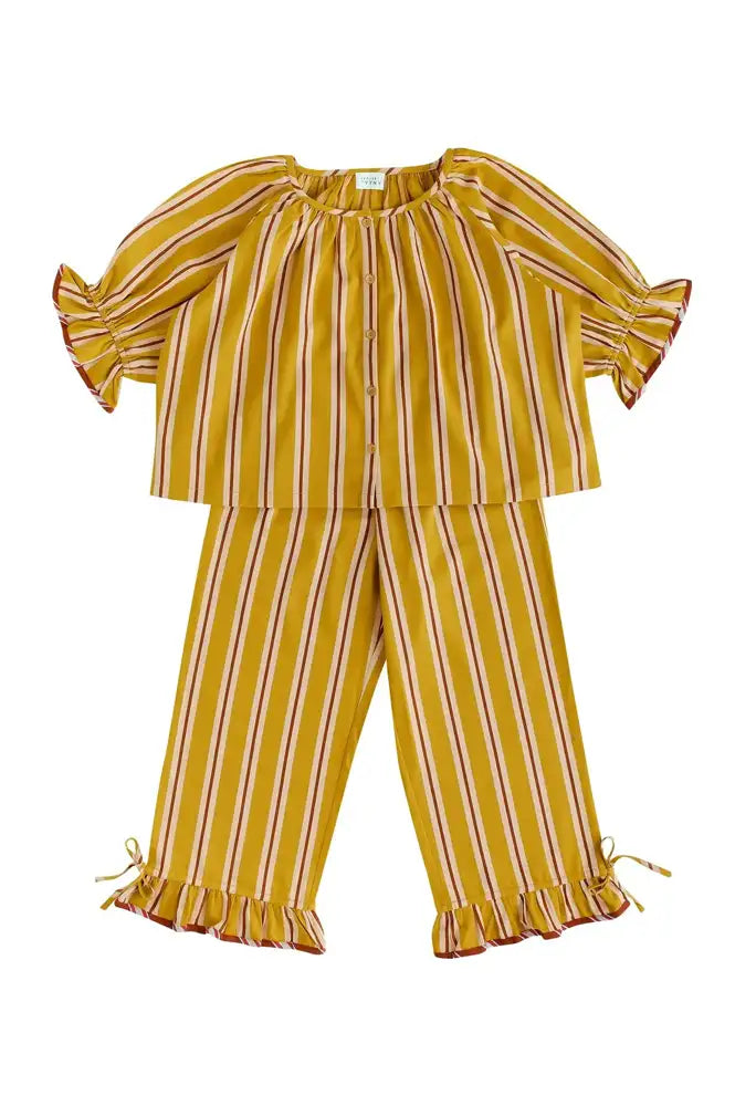 Projektityyny Tumeric Pop Striped Blouse
