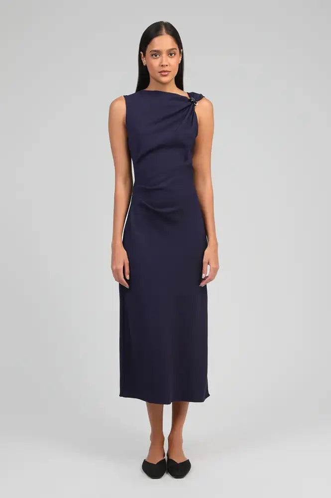 An'ge Milana Marine Dress - The Mercantile London