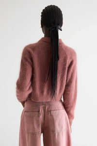 Bellerose Datco Mahogany Angora-Blend Cardigan