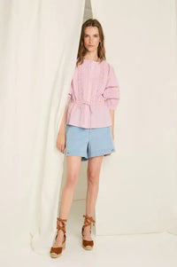 Atelier Rêve Bella Dawn Pink Blouse - The Mercantile London