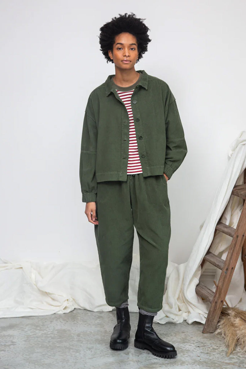 Beaumont Organic Tierra Khaki Overshirt - The Mercantile London