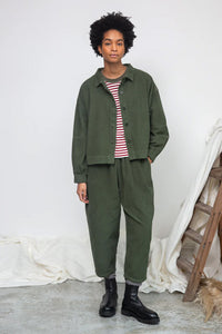 Beaumont Organic Tierra Khaki Overshirt - The Mercantile London