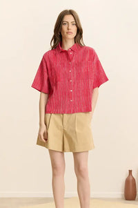 Garance Celine Rose Stripe Shirt - The Mercantile London